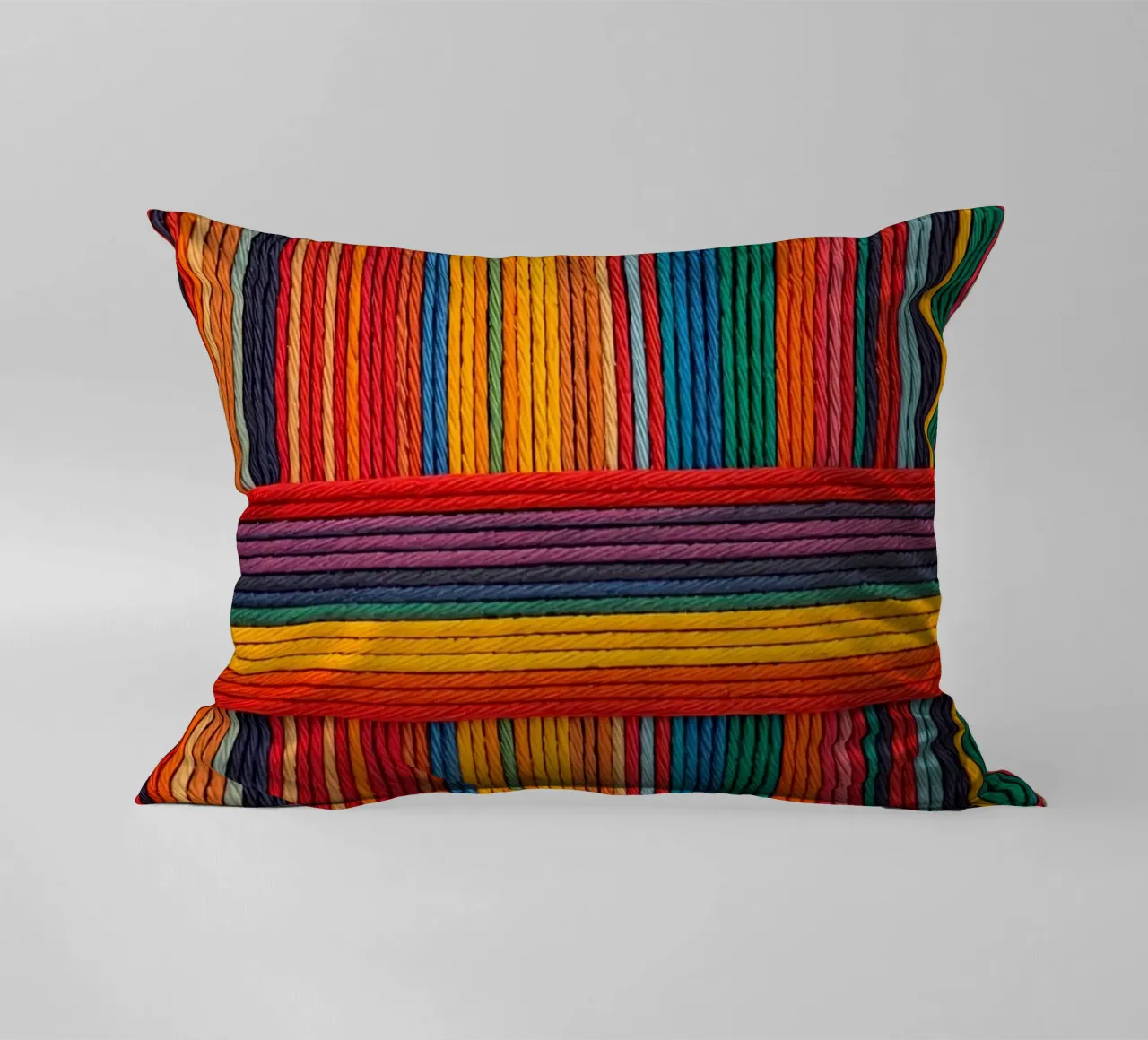 Strisce di corda intrecciate semplici cuscino da DesignDoodle