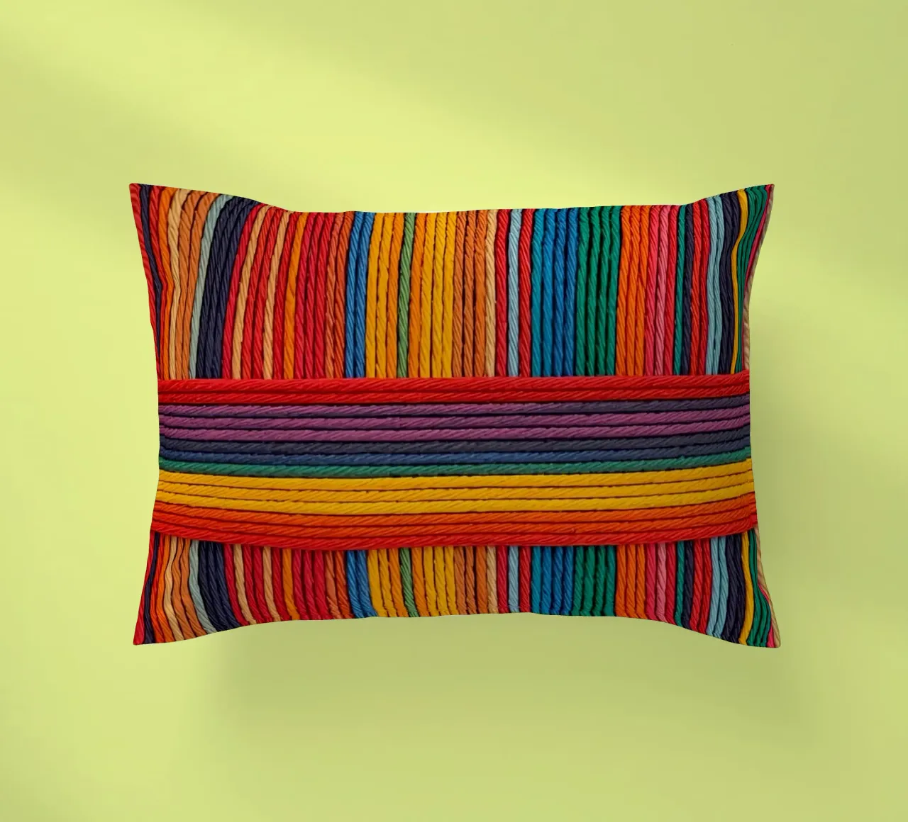 Strisce di corda intrecciate semplici cuscino da DesignDoodle