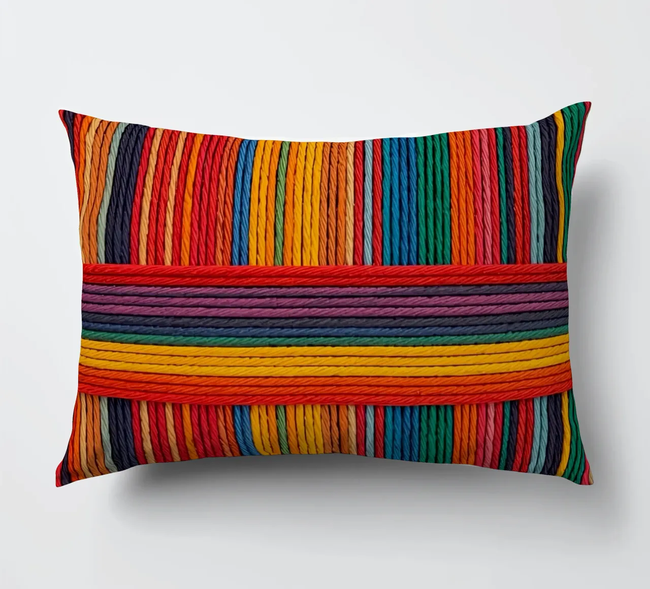 Strisce di corda intrecciate semplici cuscino da DesignDoodle