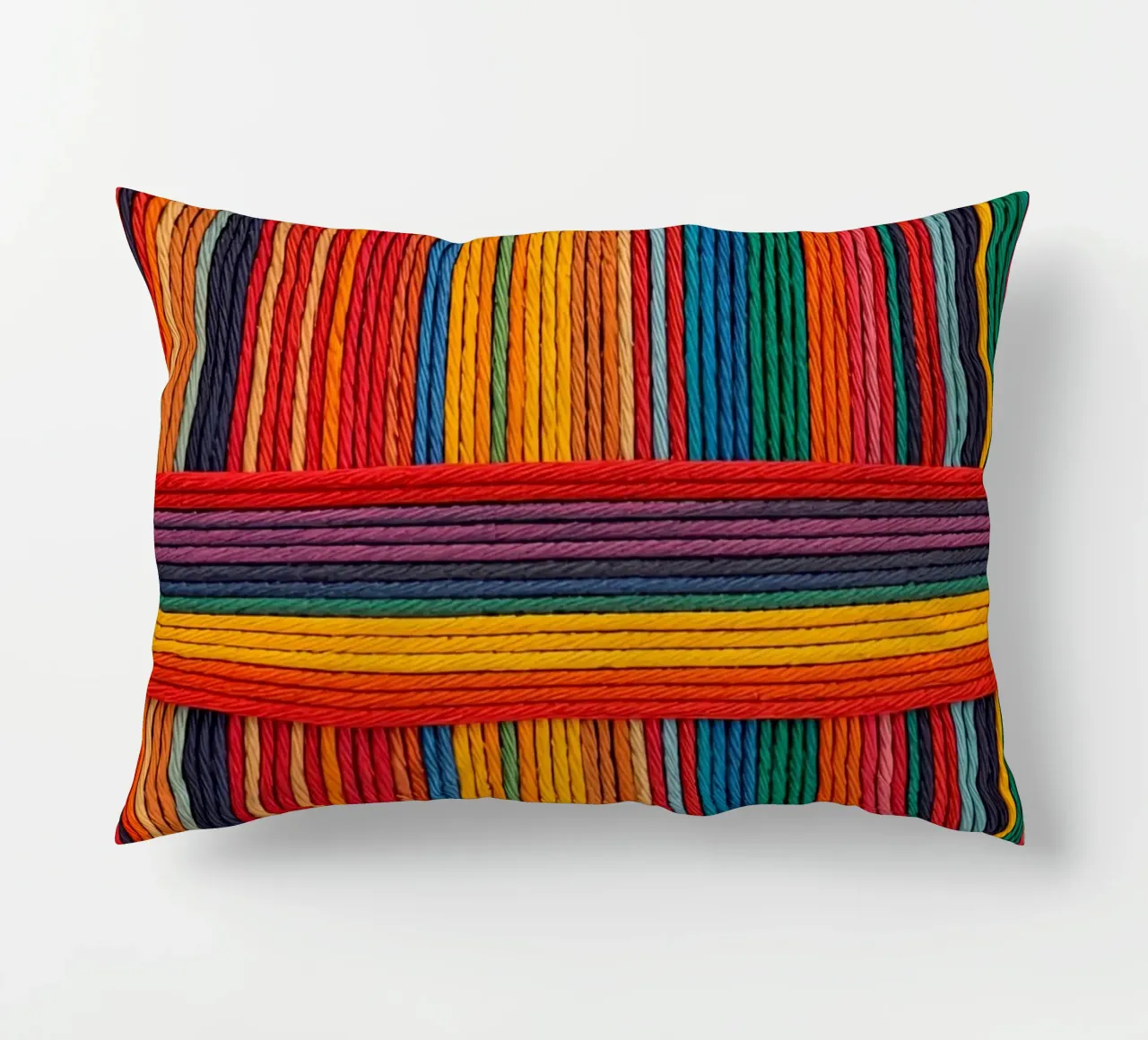 Strisce di corda intrecciate semplici cuscino da DesignDoodle