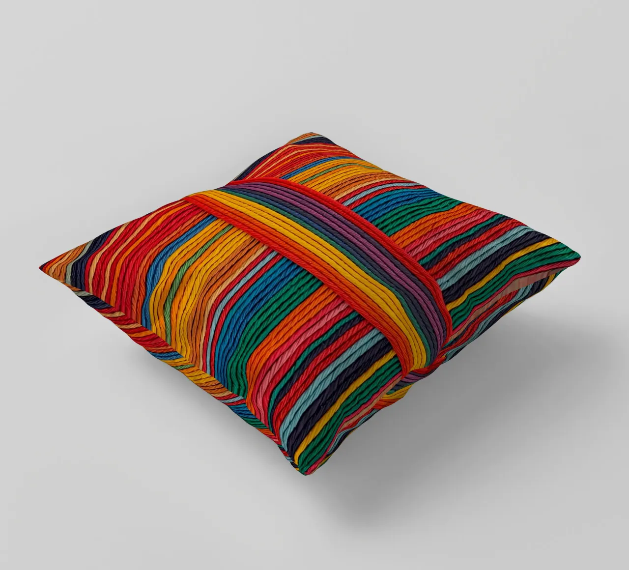 Strisce di corda intrecciate semplici cuscino da DesignDoodle