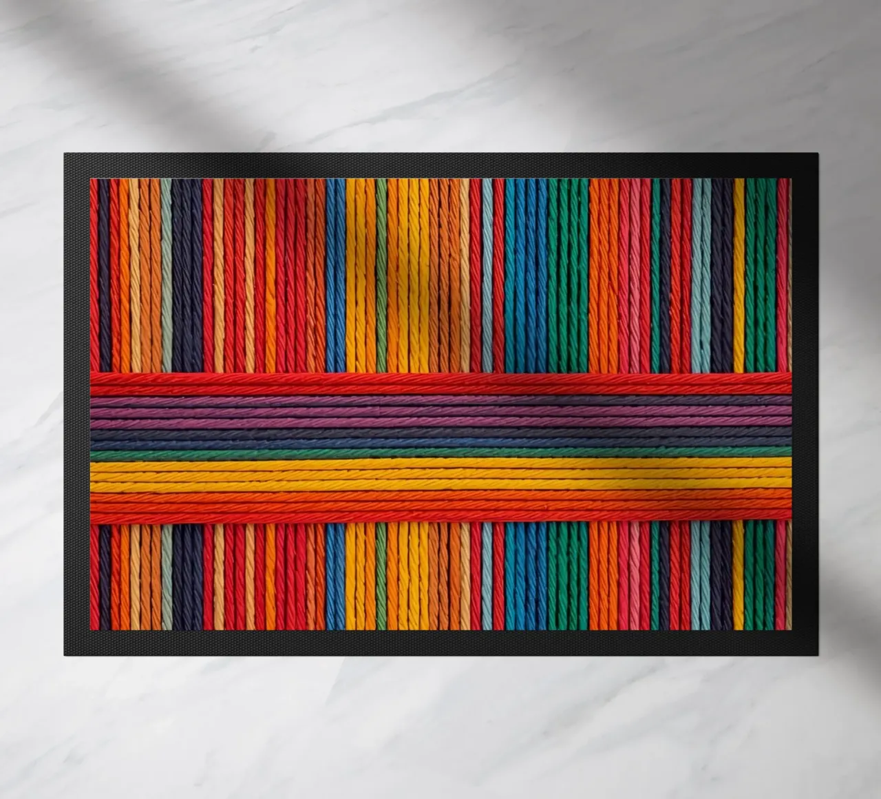 Strisce di corda intrecciate semplici zerbino da DesignDoodle