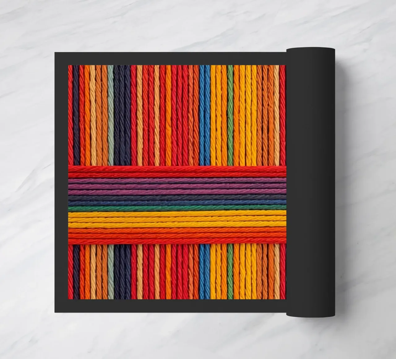 Strisce di corda intrecciate semplici zerbino da DesignDoodle