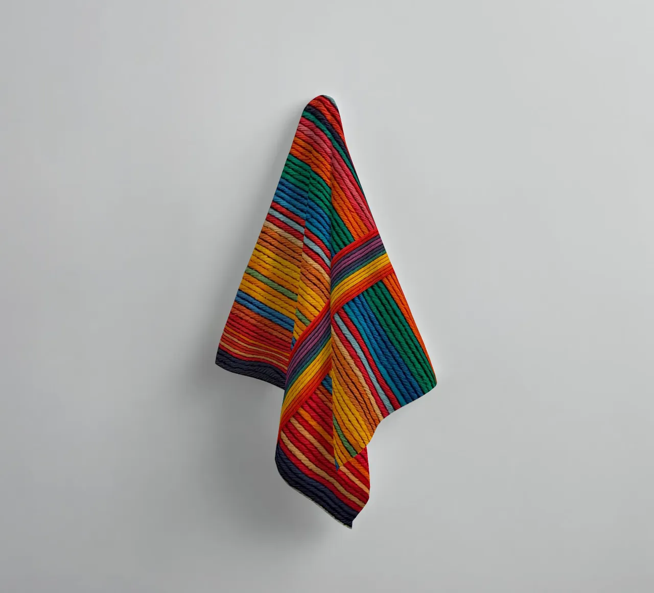 Strisce di corda intrecciate semplici asciugamano da bagno da DesignDoodle