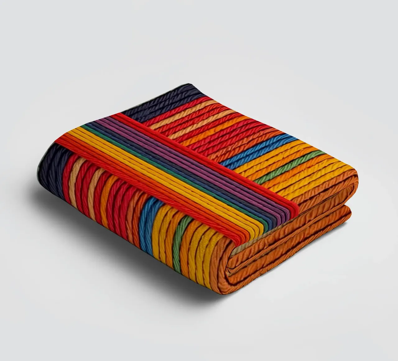 Strisce di corda intrecciate semplici asciugamano da bagno da DesignDoodle