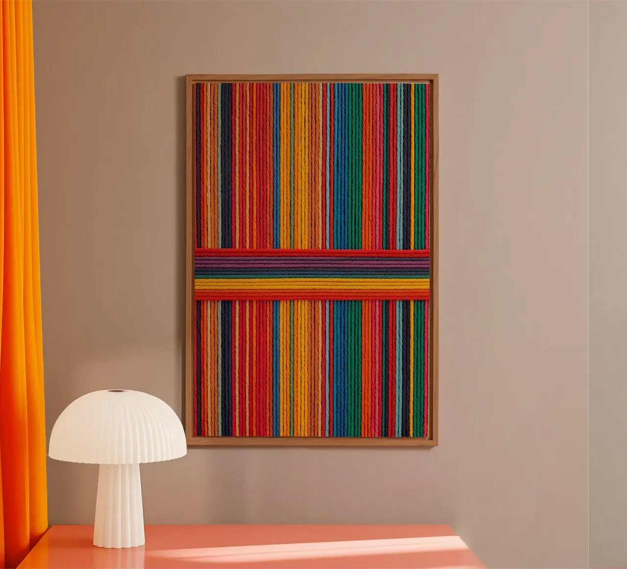 Strisce di corda intrecciate semplici alluminio dibond da DesignDoodle