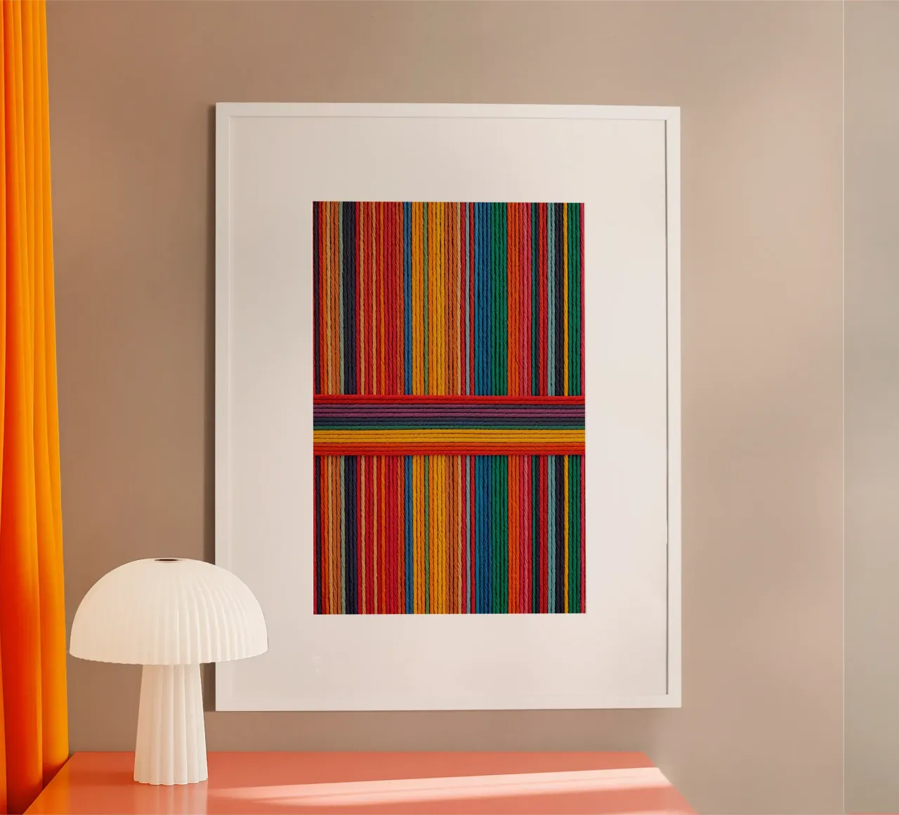 Strisce di corda intrecciate semplici poster da DesignDoodle