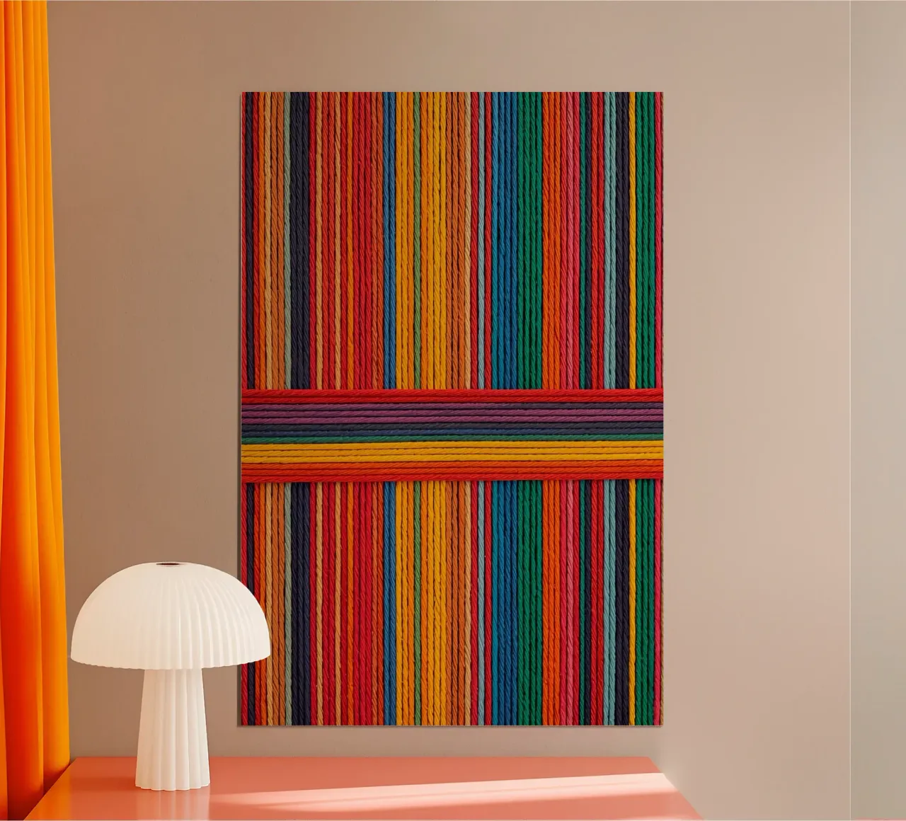 Strisce di corda intrecciate semplici poster da DesignDoodle