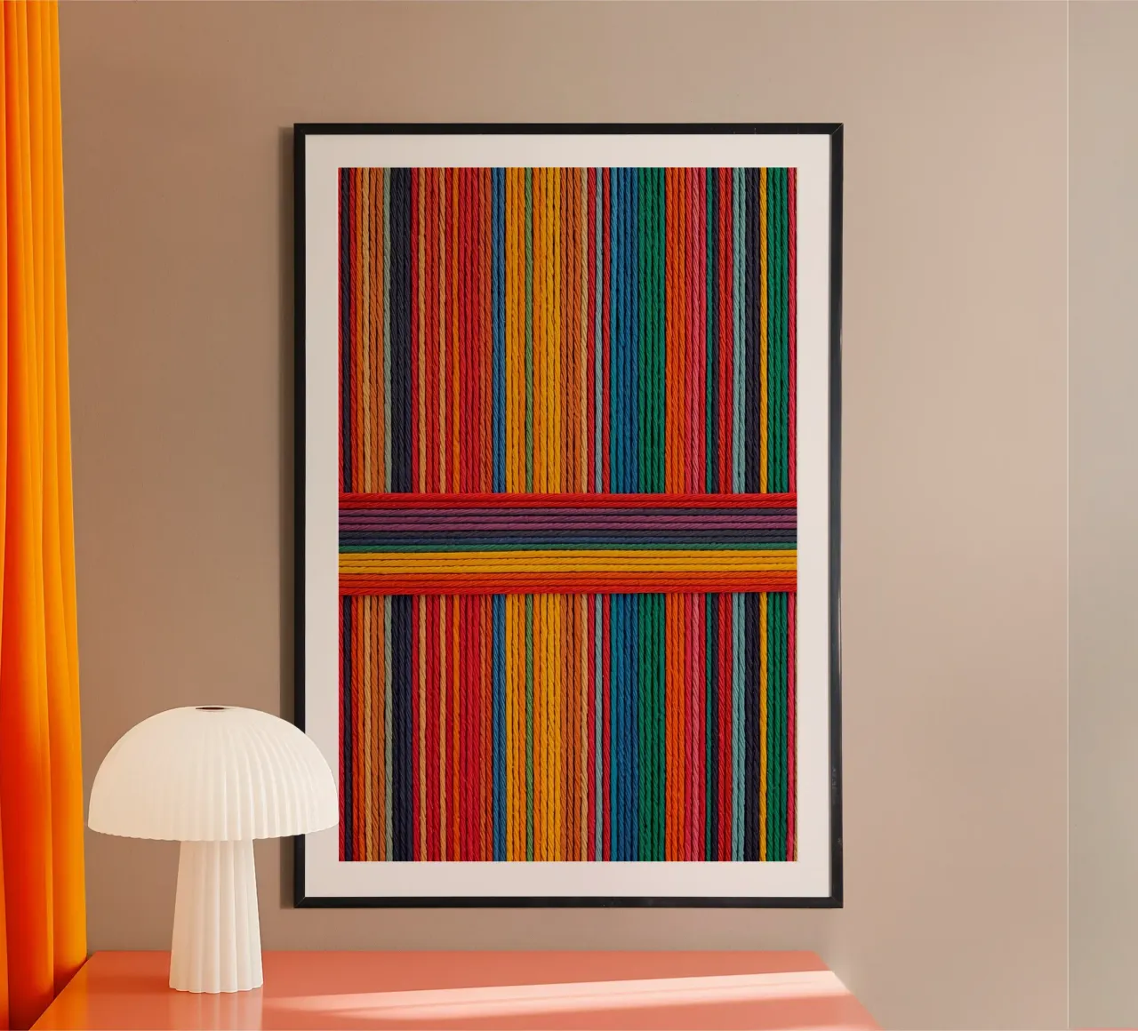 Strisce di corda intrecciate semplici poster da DesignDoodle
