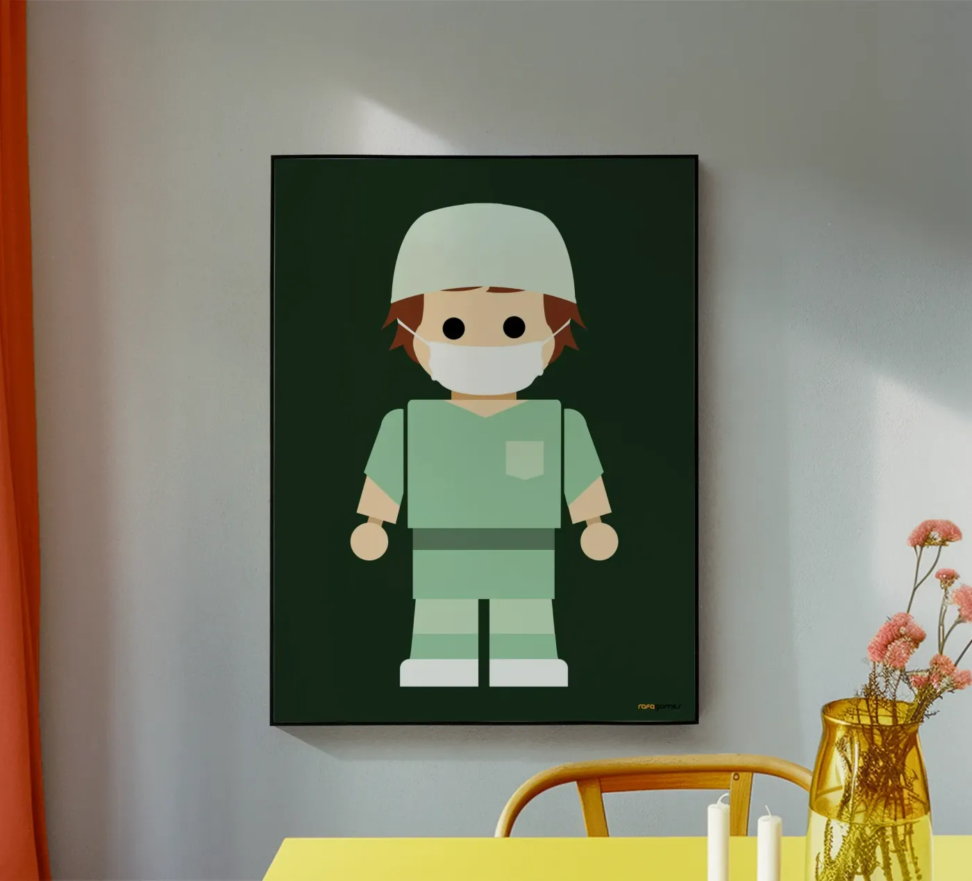 Doktor Spielzeug Acryl-Glas von Rafa Gomes