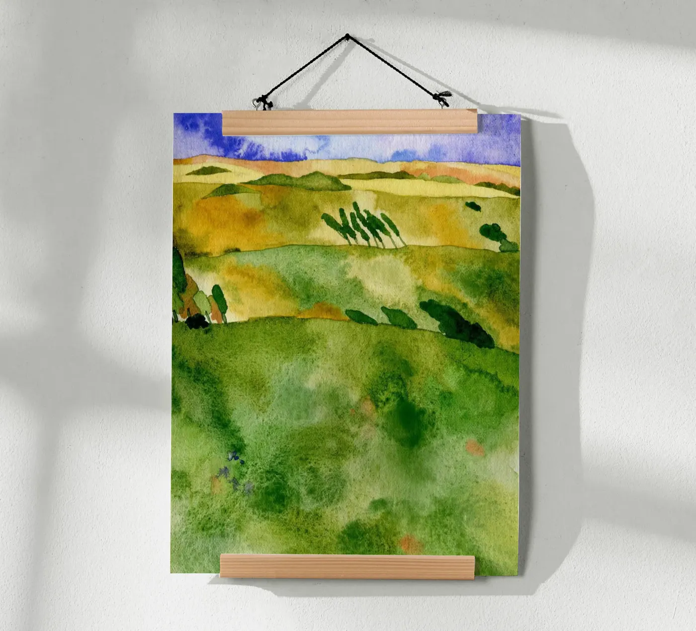 Tuscan Fields Poster von Studio 3
