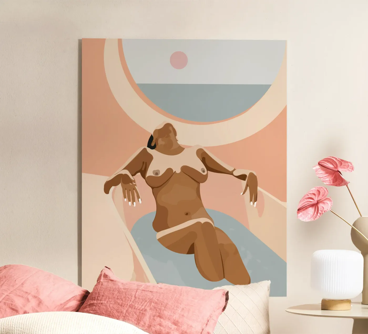 Zonnebad acryl van Stuelleta