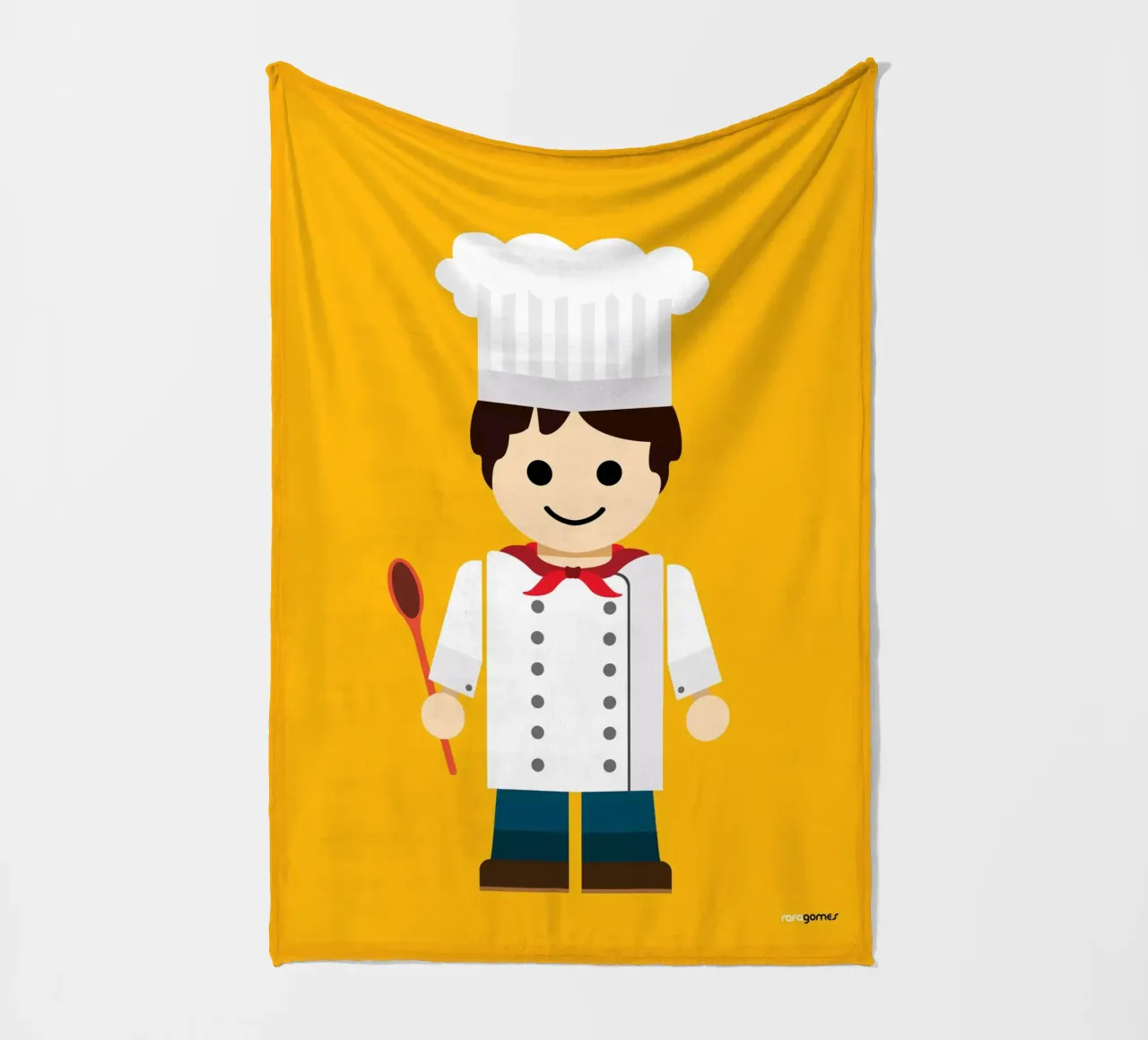 Chef Toy coperta in pile da Rafa Gomes