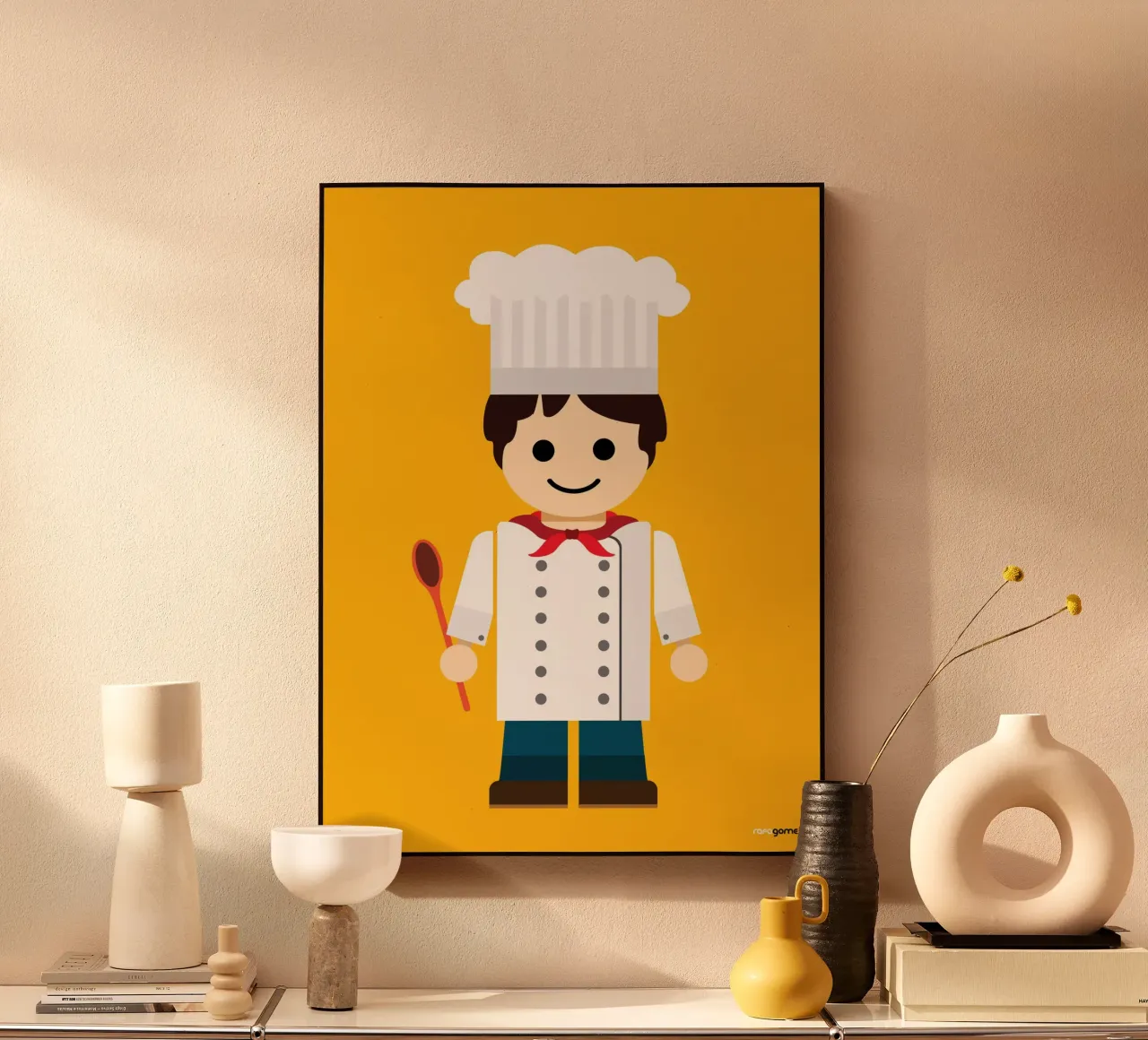 Chef Toy plexiglass da Rafa Gomes