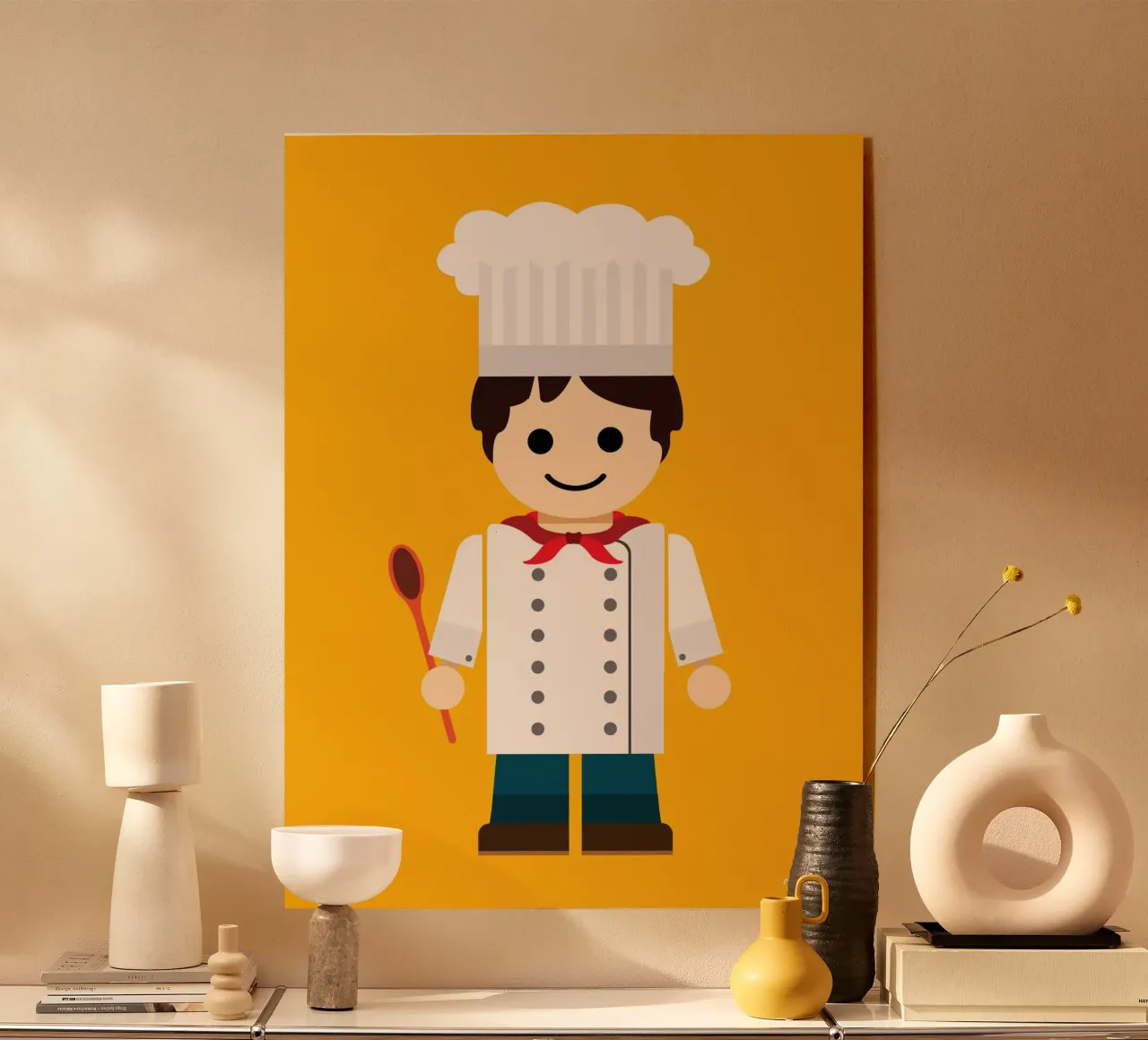 Chef Toy plexiglass da Rafa Gomes