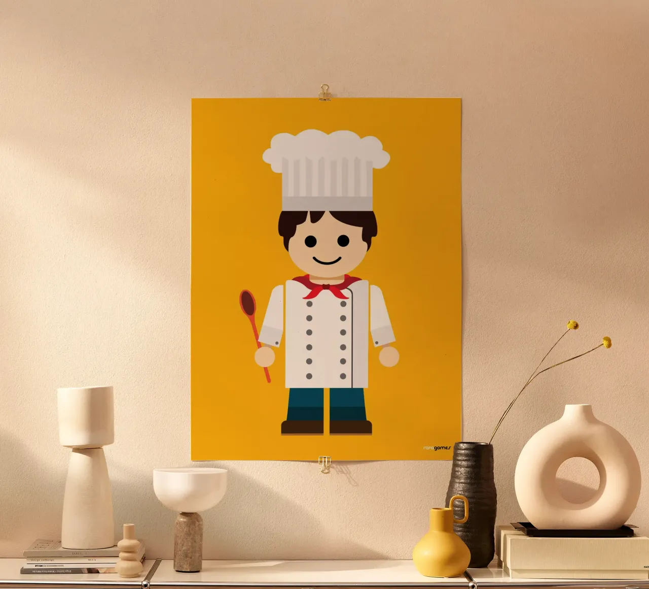 Chef Toy poster da Rafa Gomes