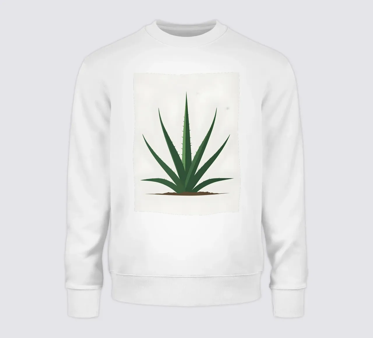 Semplice sagoma di una pianta di aloe felpa da Botanical Gallery