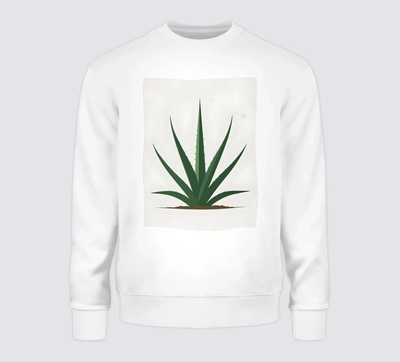 Semplice sagoma di una pianta di aloe felpa da Botanical Gallery