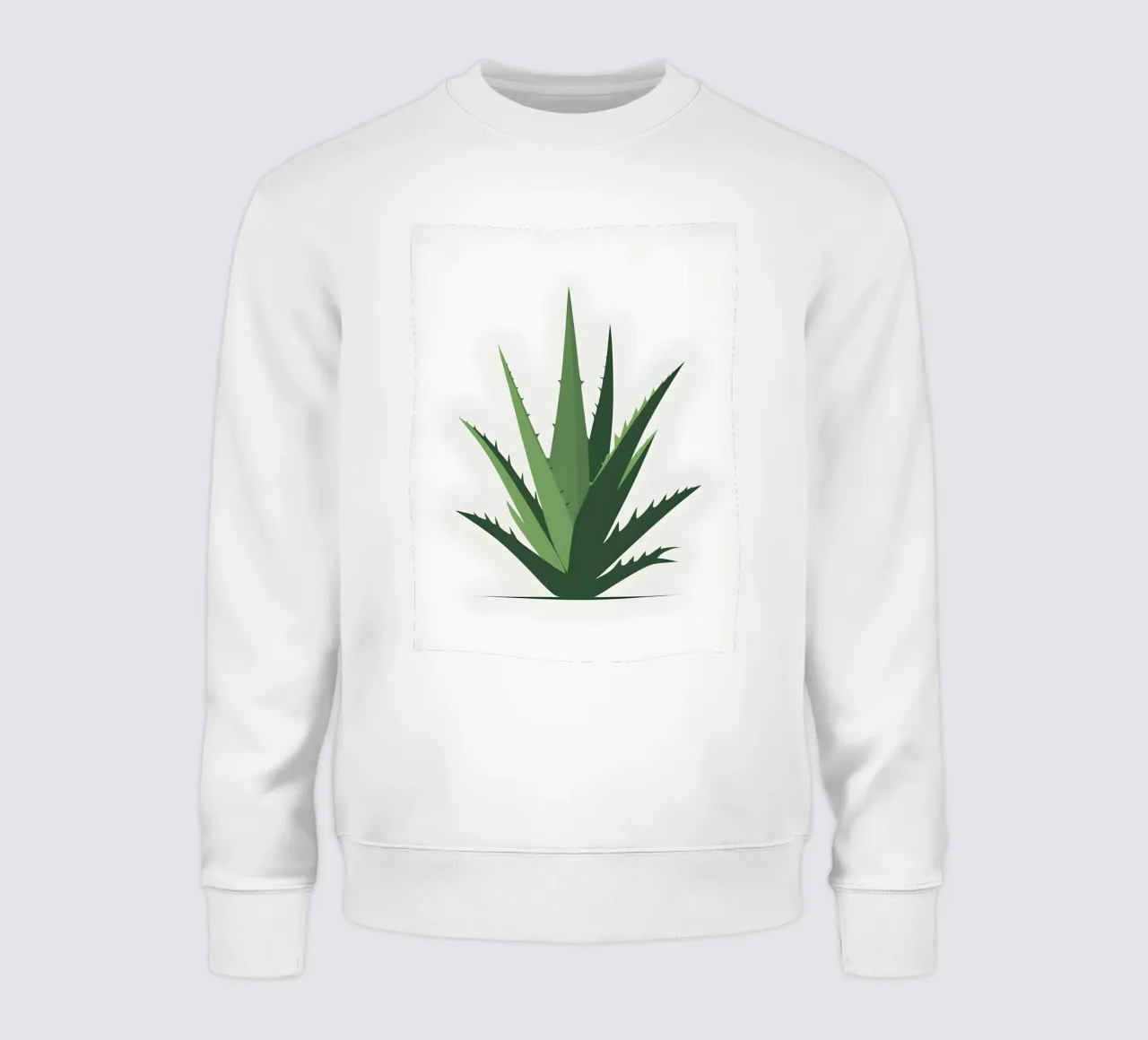 Semplice sagoma di una pianta di aloe felpa da Botanical Gallery