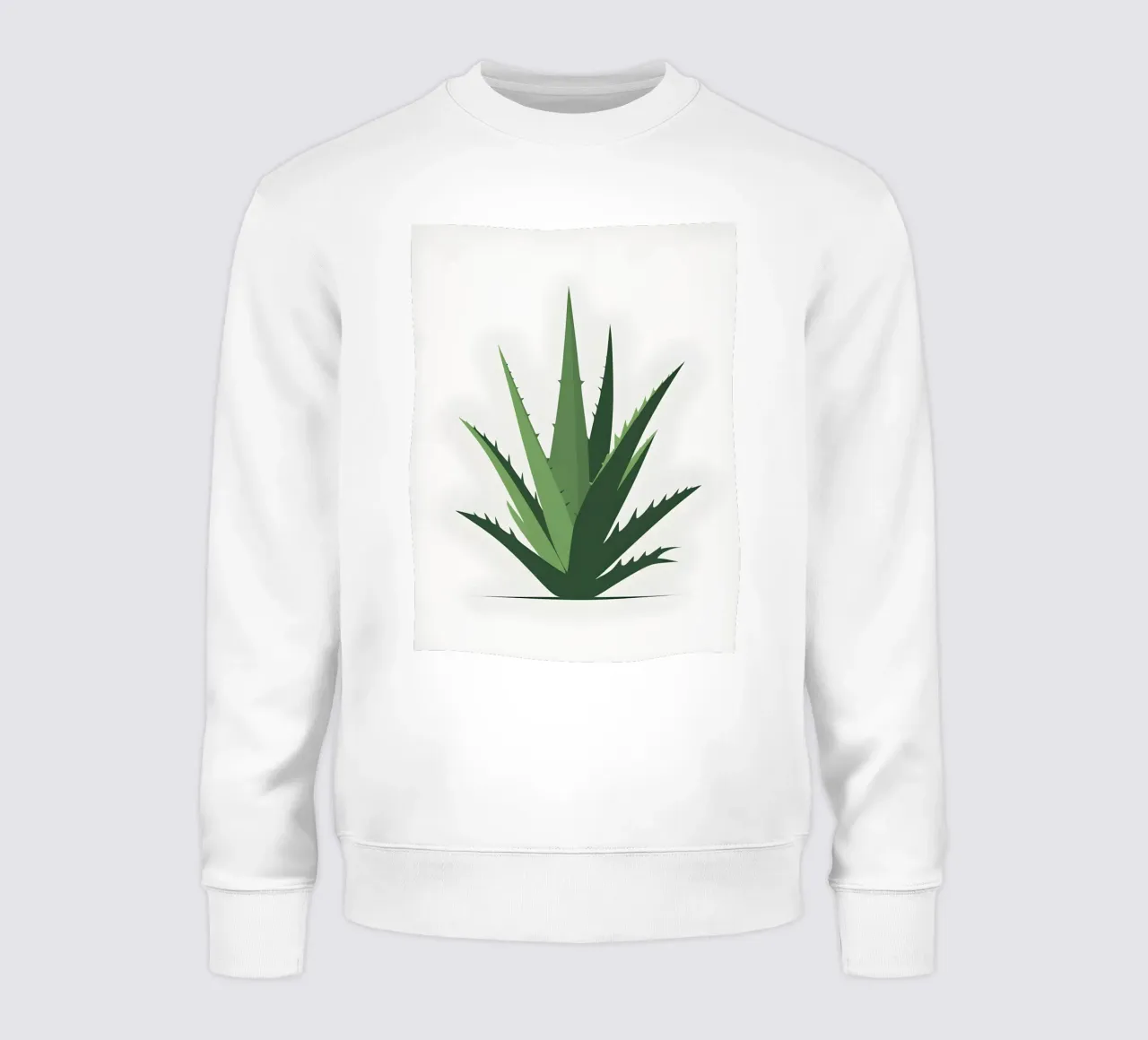 Semplice sagoma di una pianta di aloe felpa da Botanical Gallery