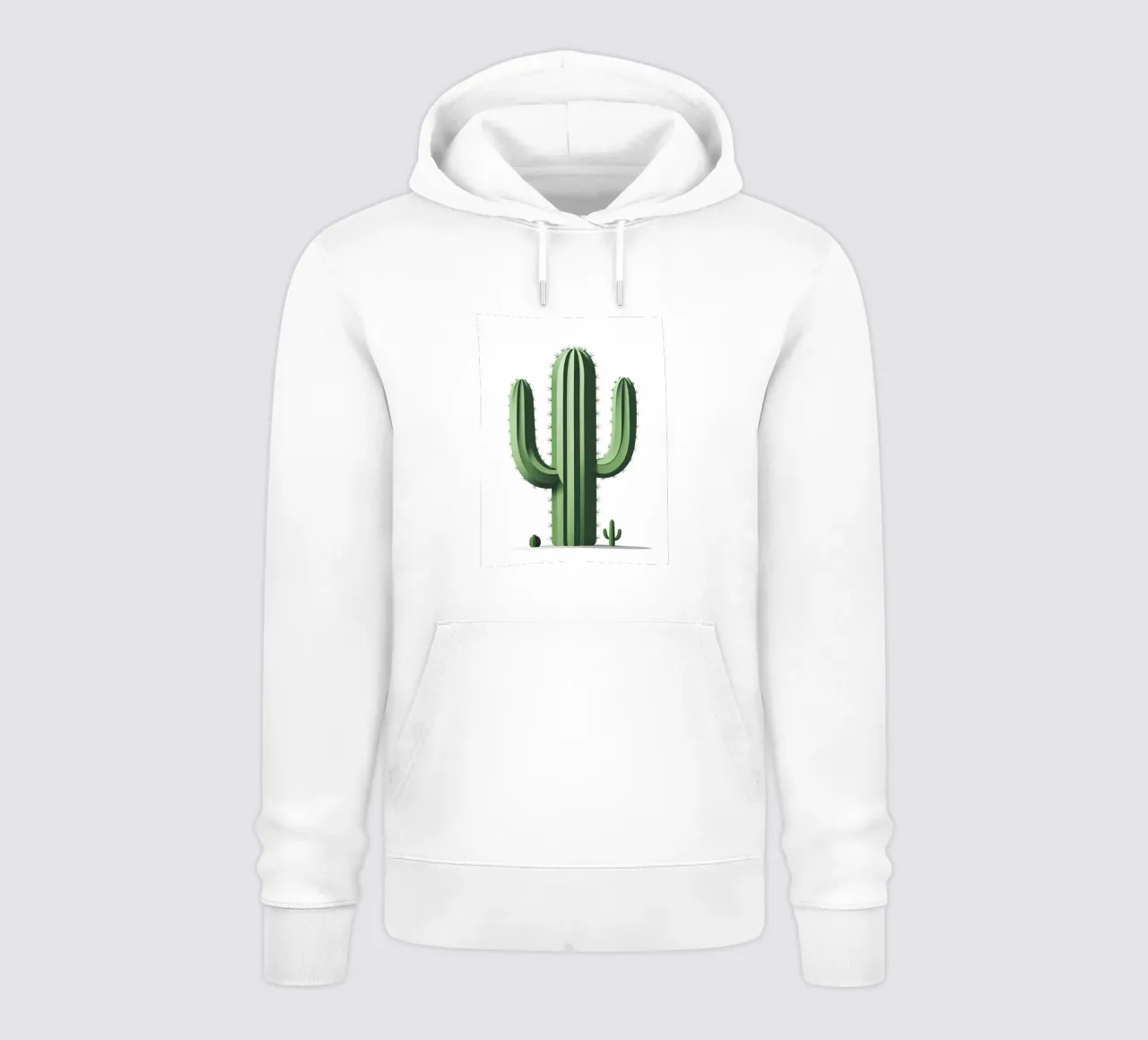 Semplice forma di cactus a botte felpa con cappuccio da Botanical Gallery