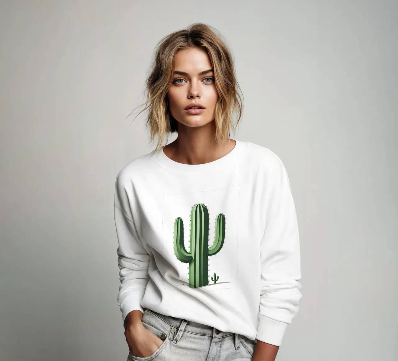 Semplice forma di cactus a botte felpa da Botanical Gallery