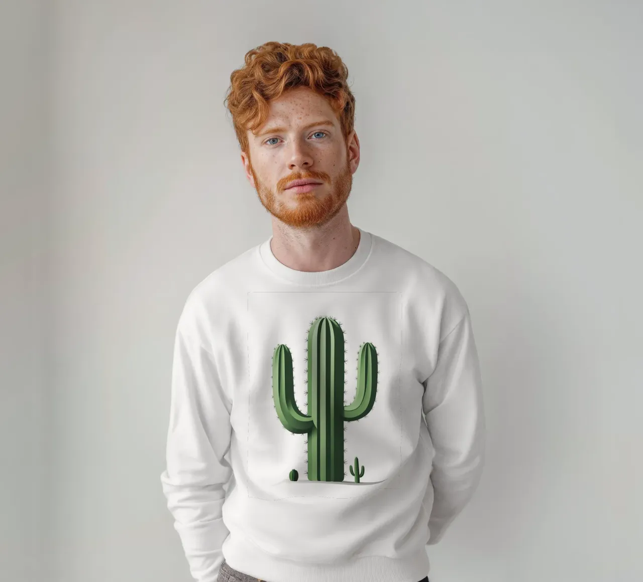 Semplice forma di cactus a botte felpa da Botanical Gallery