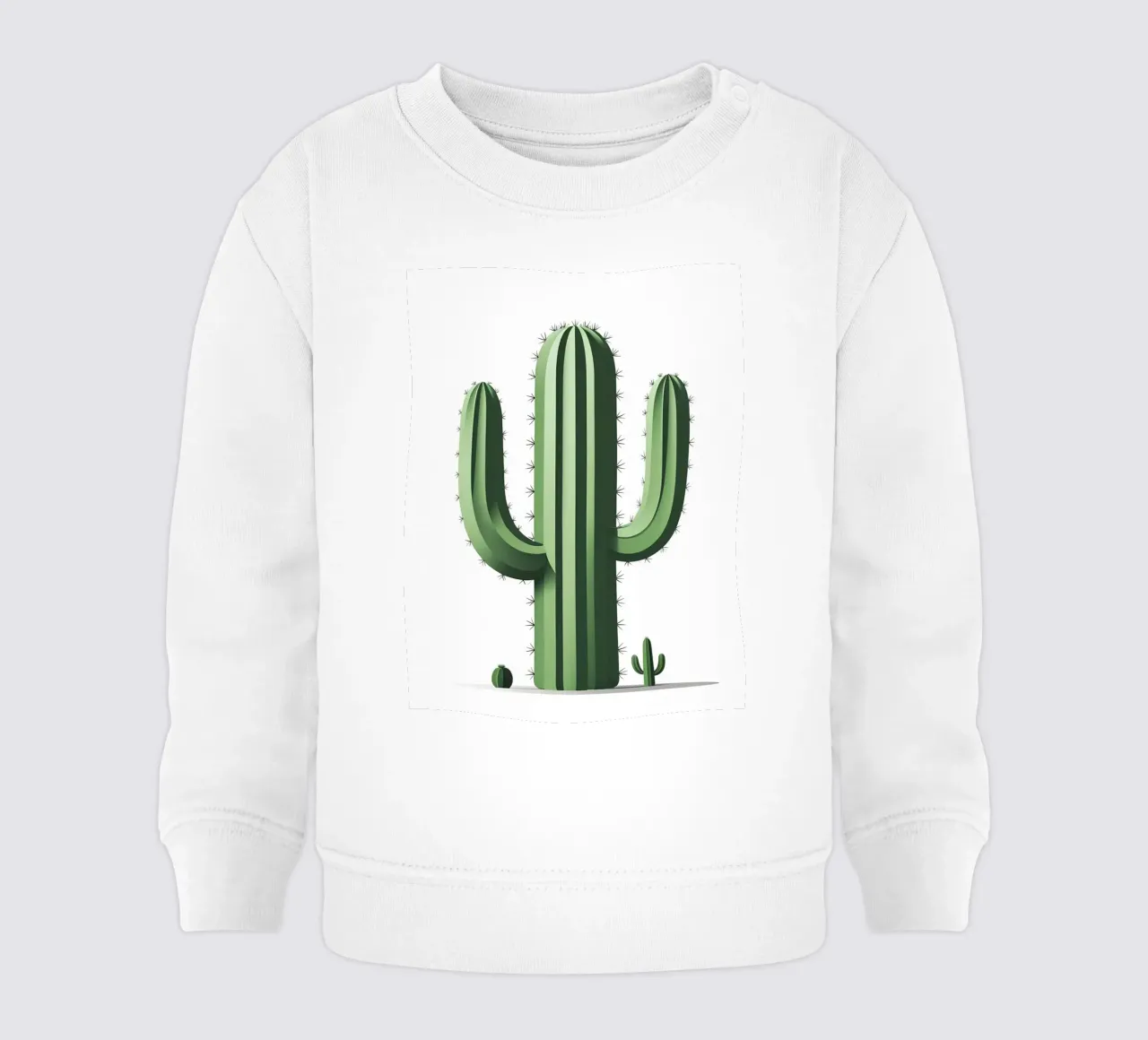 Semplice forma di cactus a botte felpa neonato da Botanical Gallery