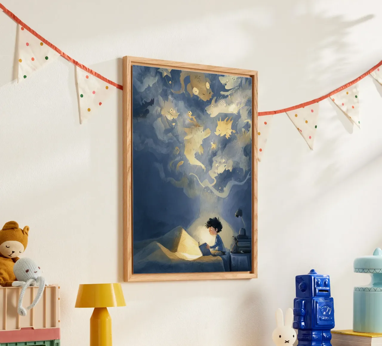 Bedtime Adventures acrylic glass by Kiara