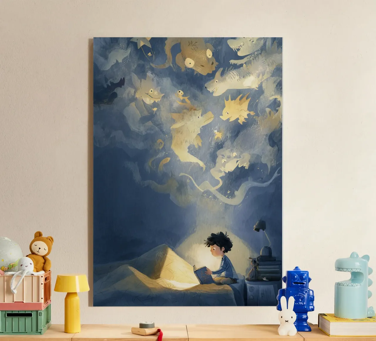 Bedtime Adventures acrylic glass by Kiara