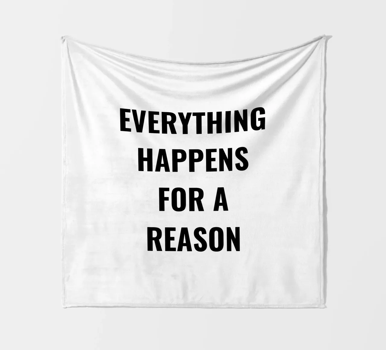 TUTTO ACCADE PER UNA RAGIONE DESIGN DEL TESTO coperta in pile da RB-Quotes