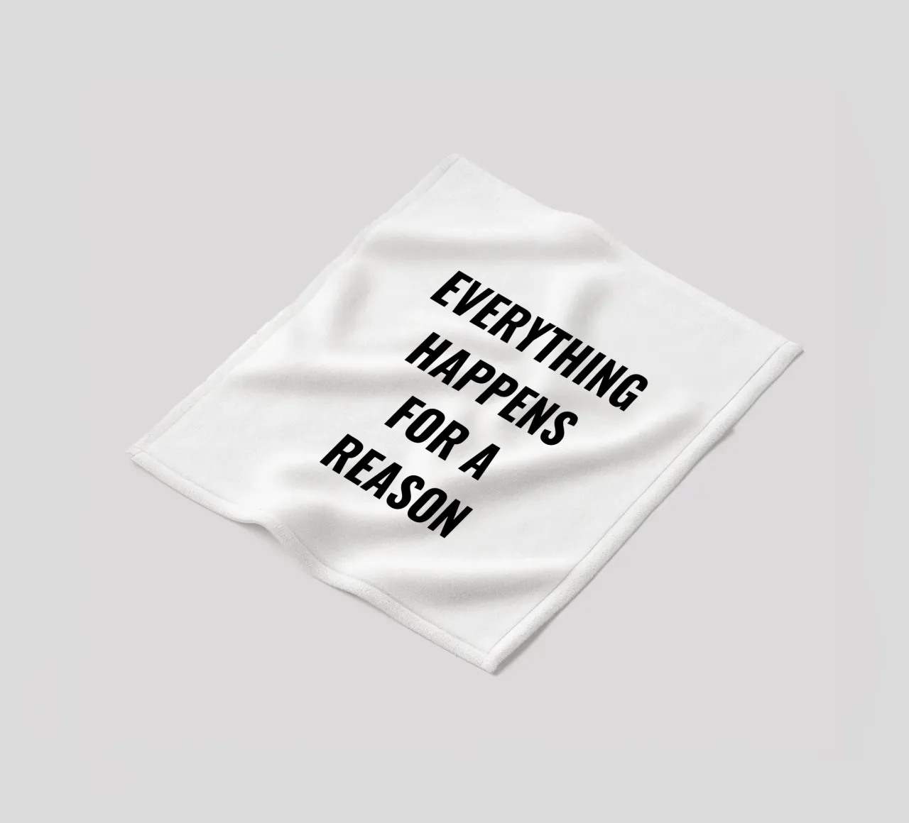 TUTTO ACCADE PER UNA RAGIONE DESIGN DEL TESTO coperta in pile da RB-Quotes