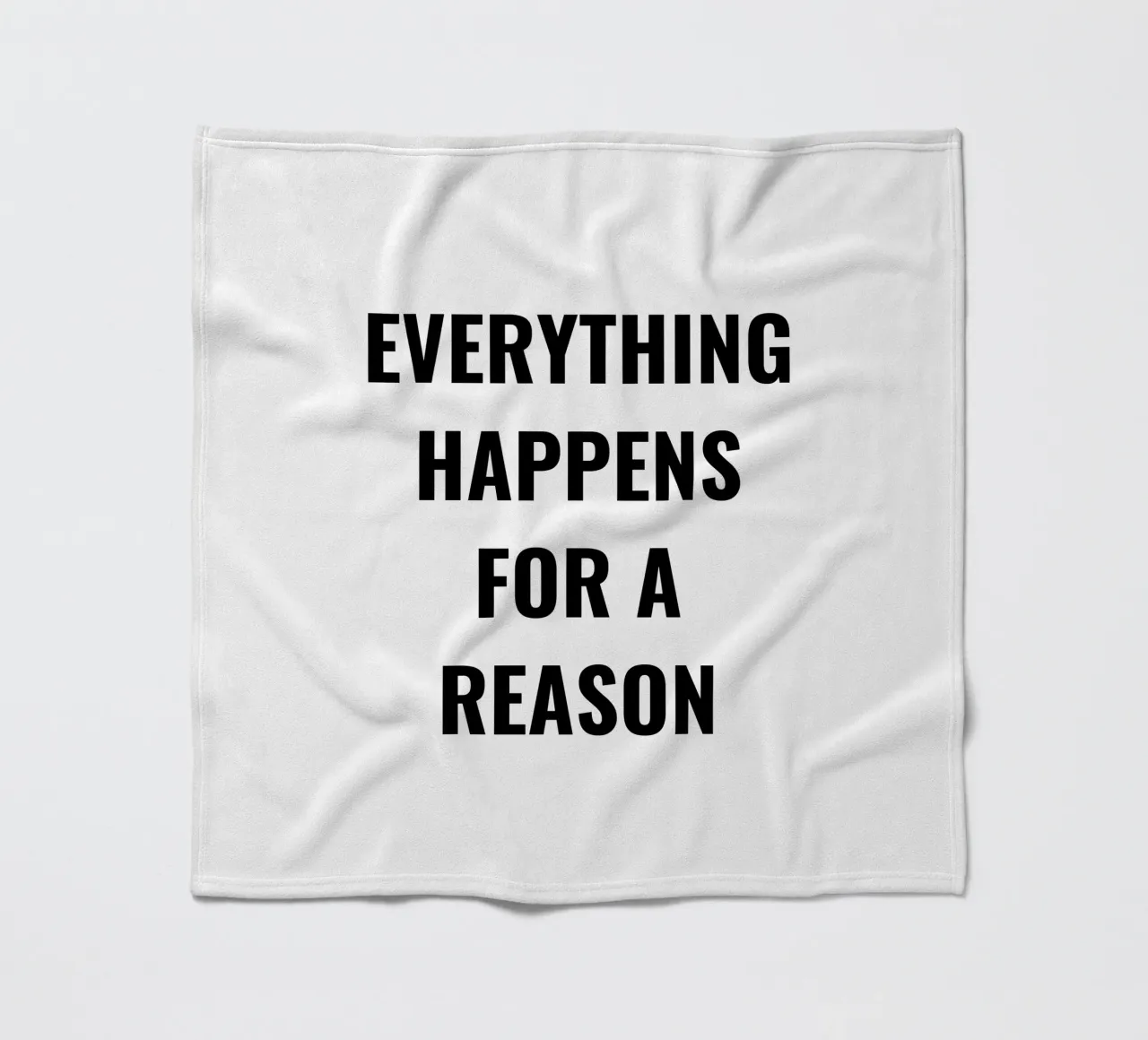 TUTTO ACCADE PER UNA RAGIONE DESIGN DEL TESTO coperta in pile da RB-Quotes