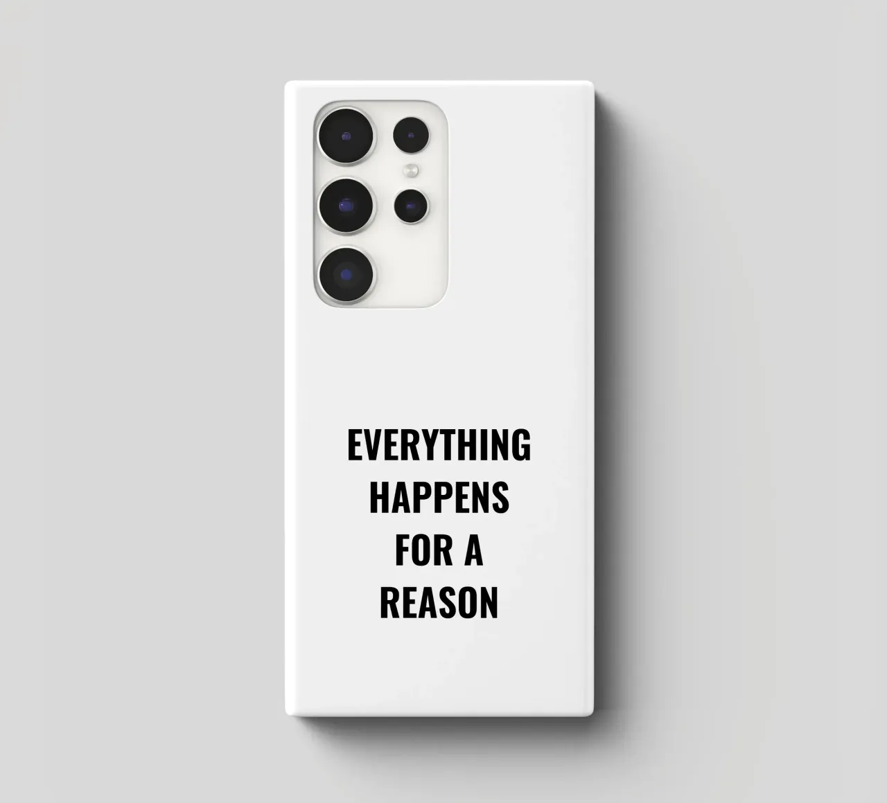 TUTTO ACCADE PER UNA RAGIONE DESIGN DEL TESTO cover samsung da RB-Quotes