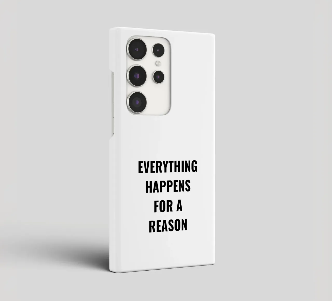 TUTTO ACCADE PER UNA RAGIONE DESIGN DEL TESTO cover samsung da RB-Quotes