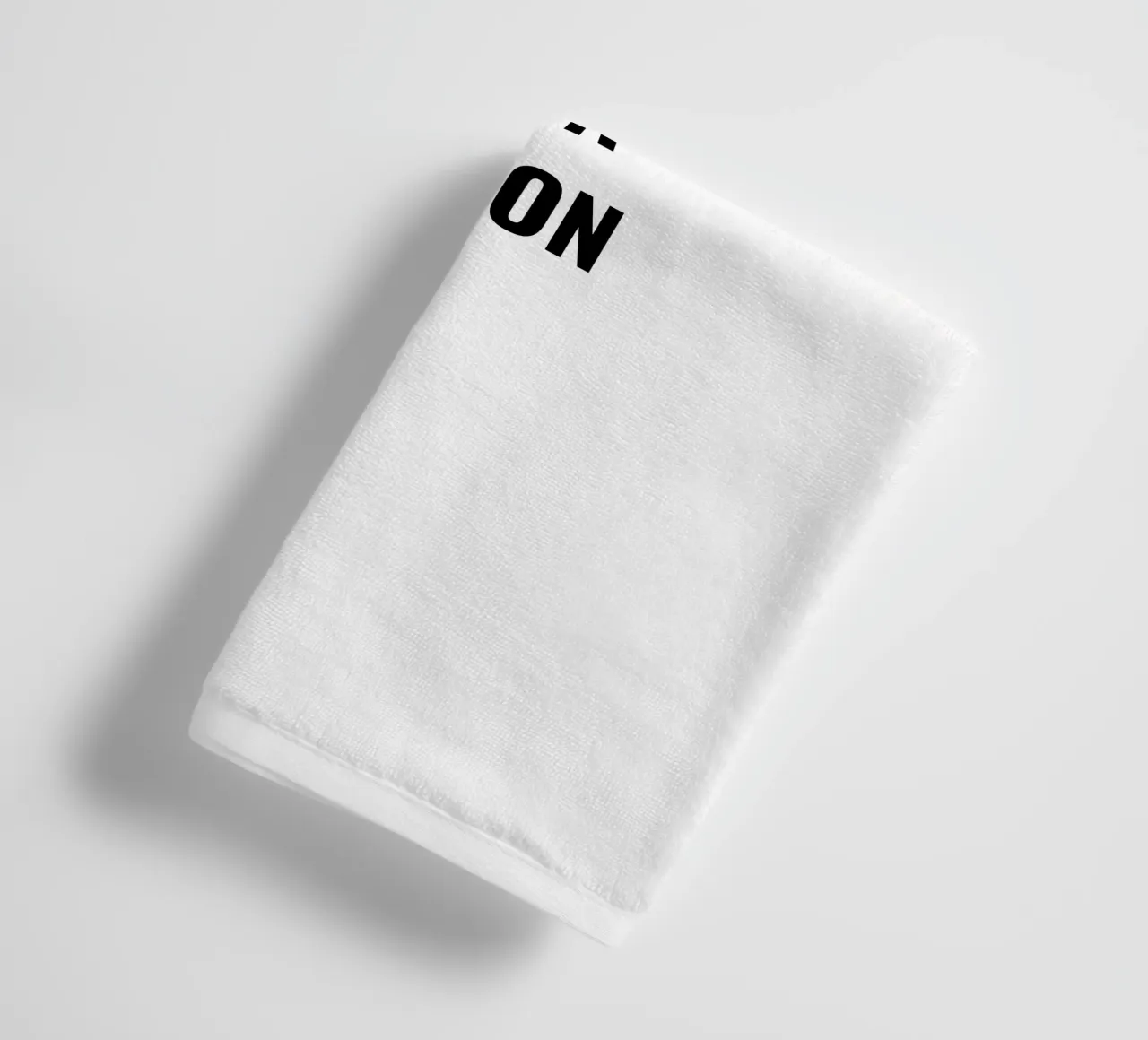 EVERTHING HAPPENS FOR A REASON TEXT DESIGN towel by RB-Quotes