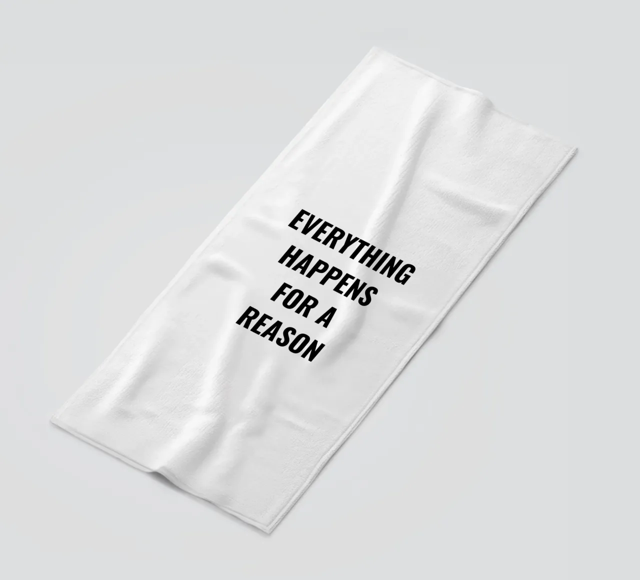 TUTTO ACCADE PER UNA RAGIONE DESIGN DEL TESTO telo mare da RB-Quotes