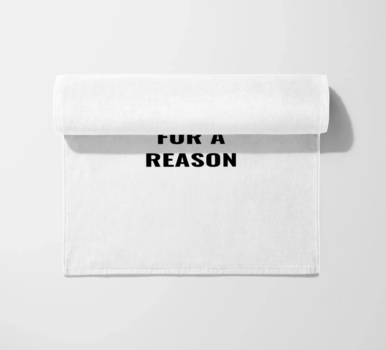 TUTTO ACCADE PER UNA RAGIONE DESIGN DEL TESTO telo mare da RB-Quotes