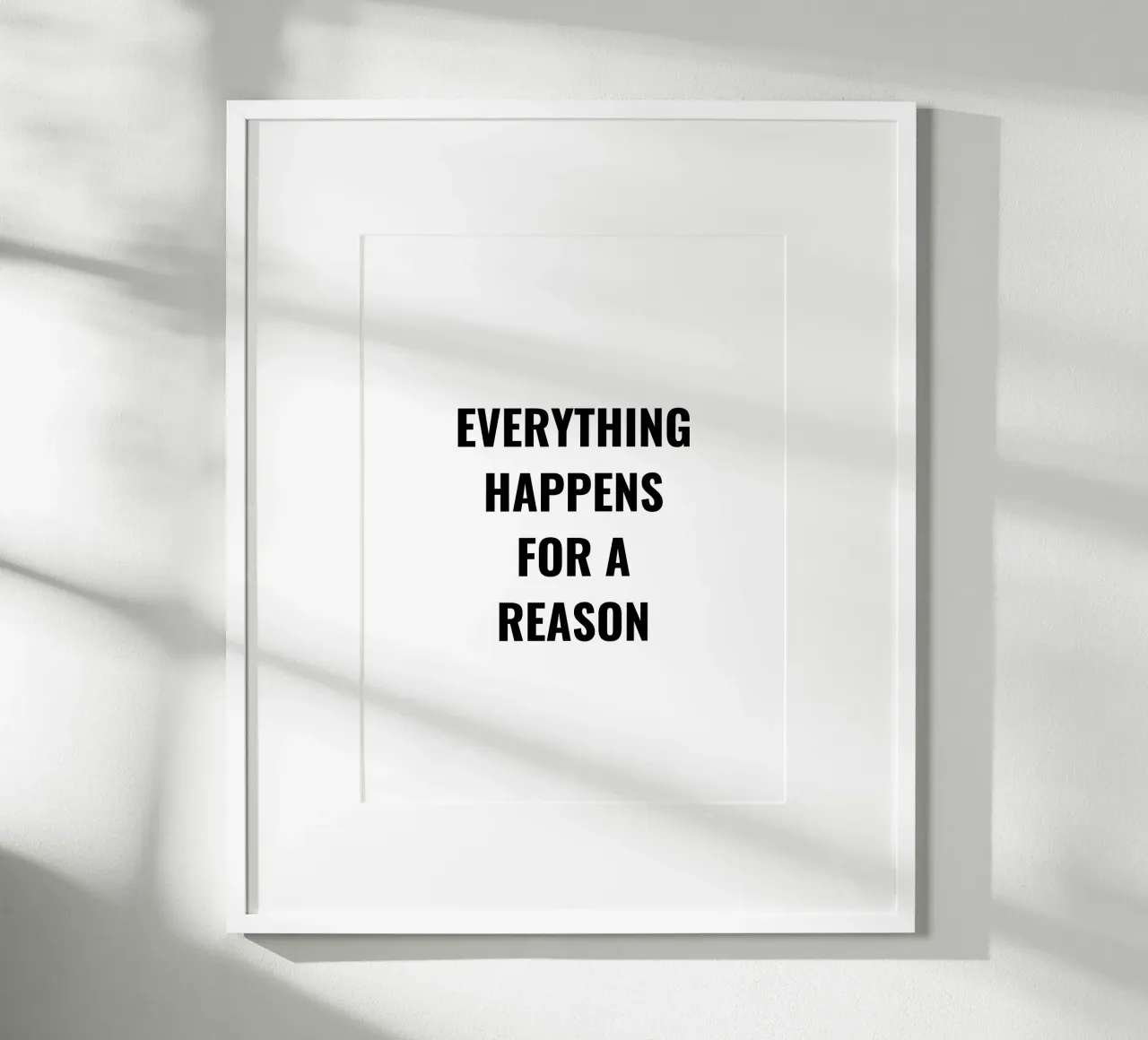 EVERTHING HAPPENS FOR A REASON TEXT DESIGN hahnemühle by RB-Quotes