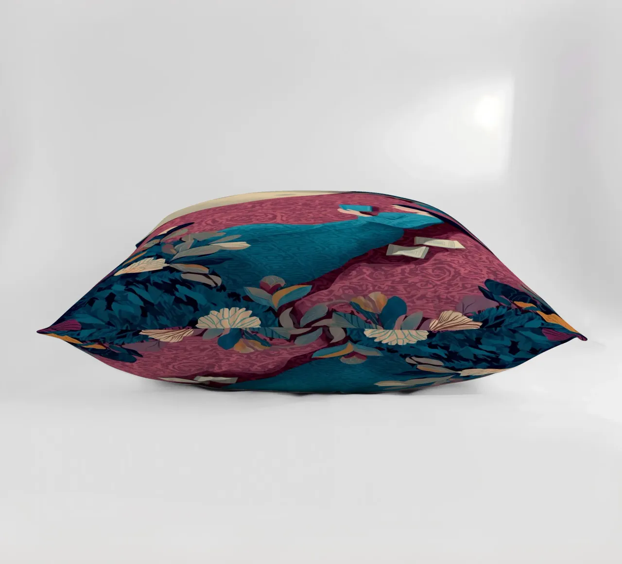 Reading Under the Moon cuscino da Kiara