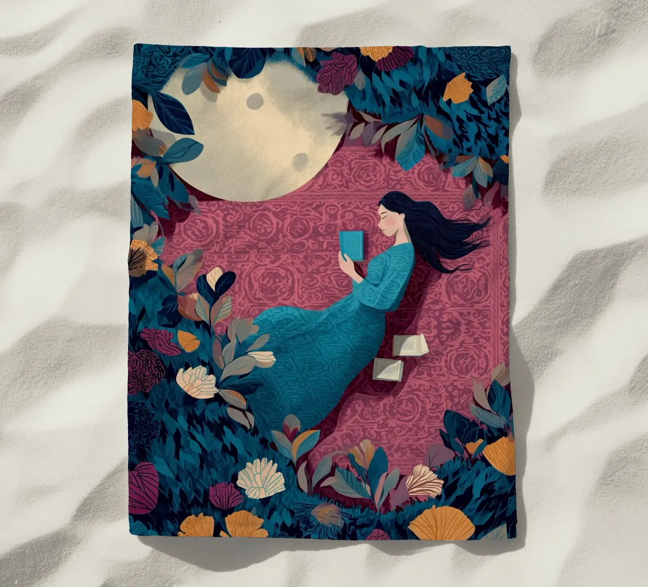 Reading Under the Moon telo mare da Kiara