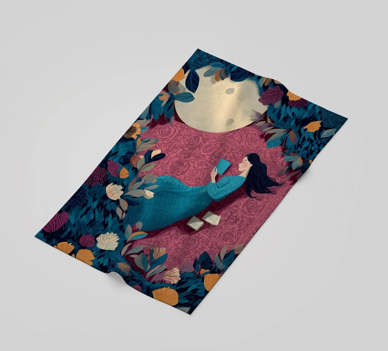 Reading Under the Moon telo mare da Kiara