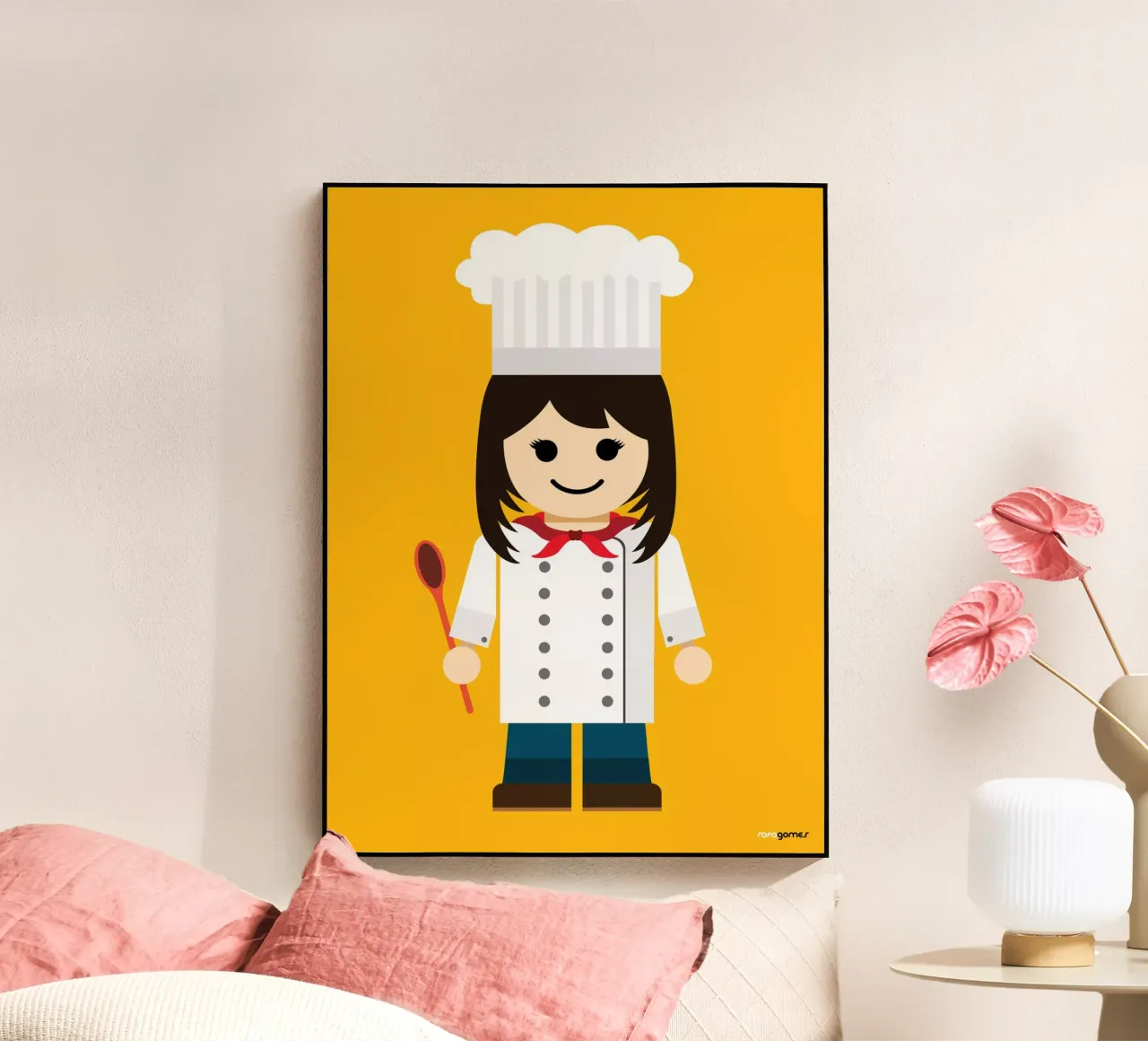 Chef Toy plexiglass da Rafa Gomes