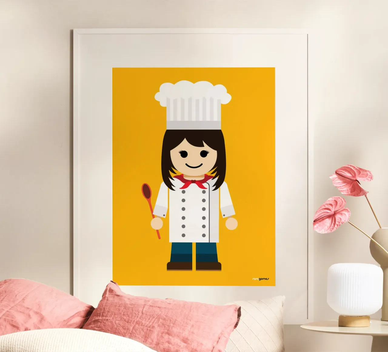 Chef Toy carta hahnemühle da Rafa Gomes