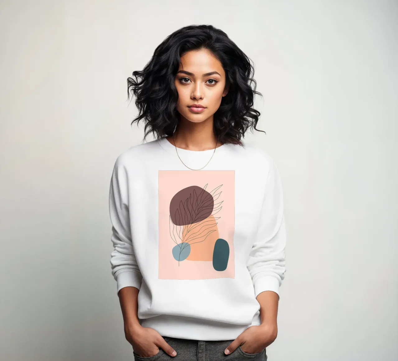 Botanical One Line Art 1 sweatshirt by helloworld