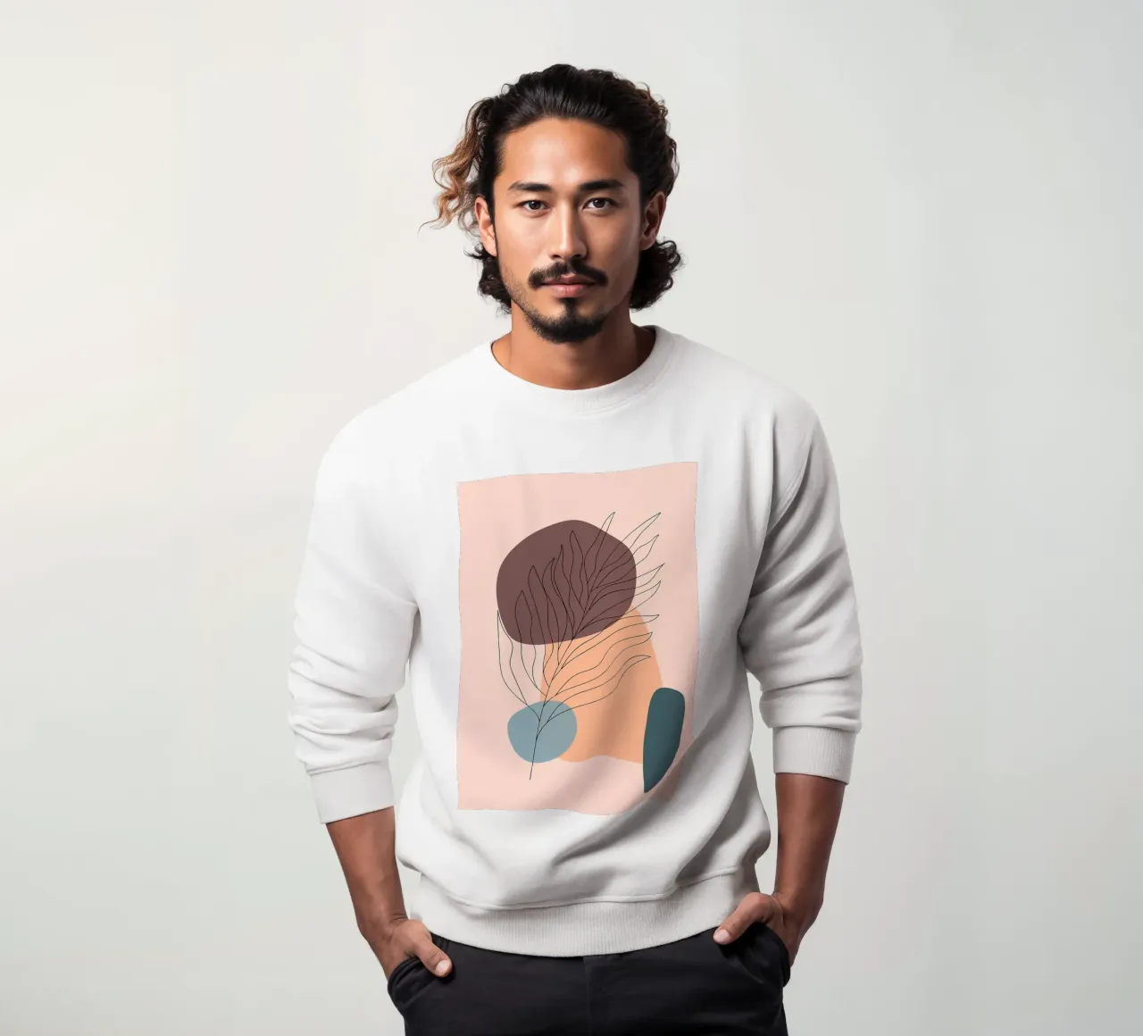 Botanical One Line Art 1 sweatshirt by helloworld