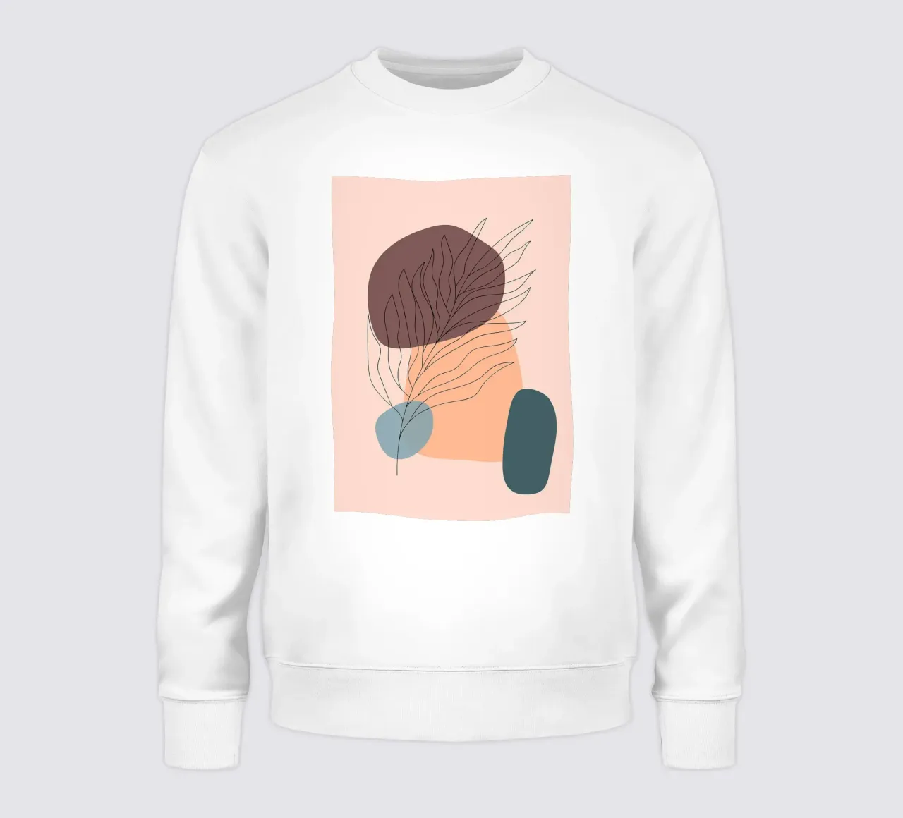 Botanical One Line Art 1 felpa da helloworld