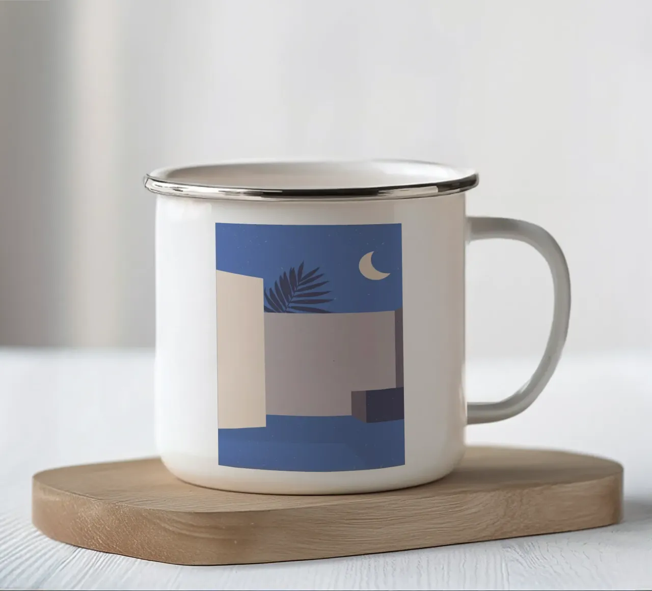 Modern Architecture Print enamel mug by helloworld