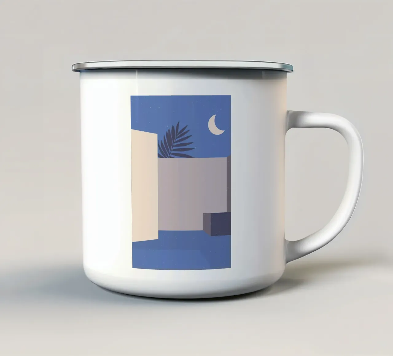 Modern Architecture Print enamel mug by helloworld