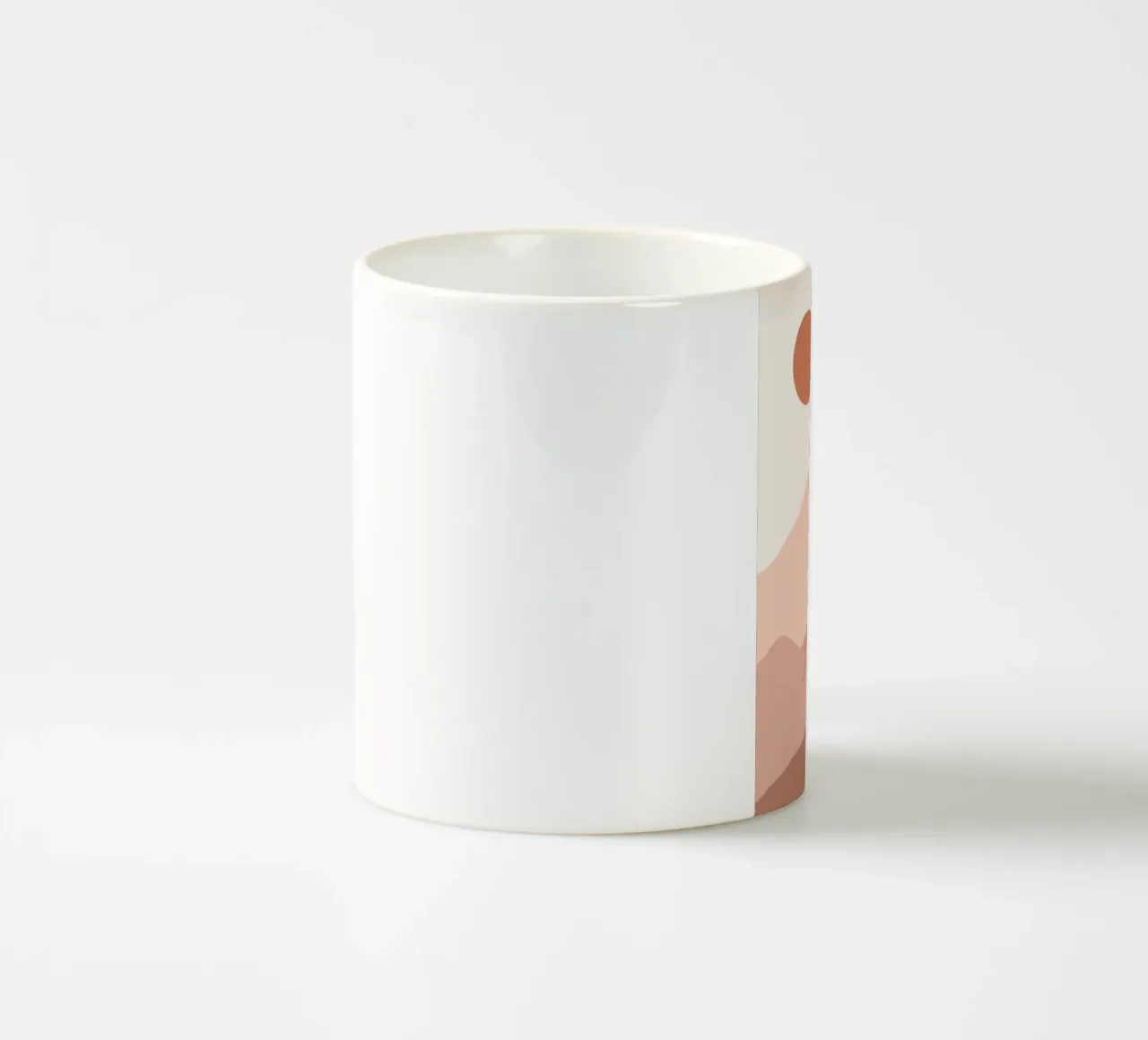 Natura e una linea floreale tazza in ceramica da helloworld